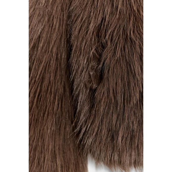 ZARA ZW COLLECTION FAUX FUR JACKET - Picture 6 of 6